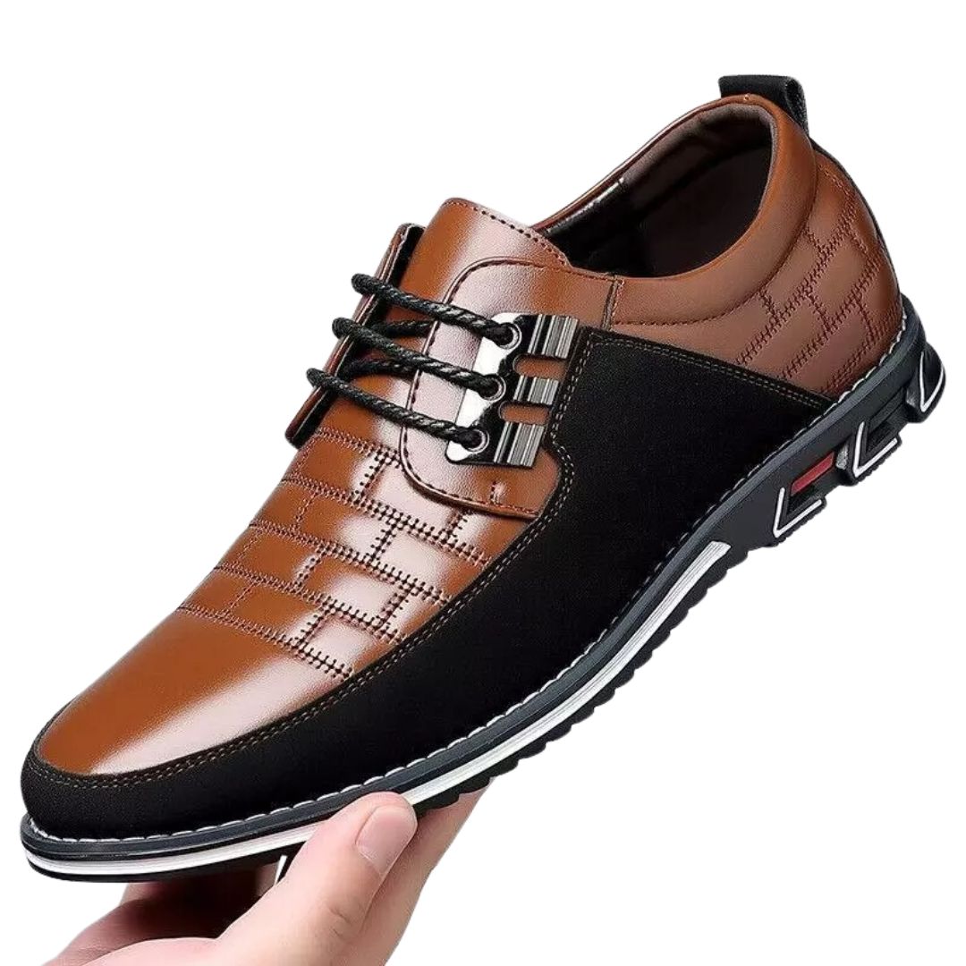 Oxford Derby Orthopedic Leather Shoes