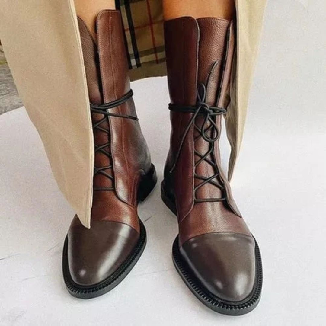 Leather Heeled Boots