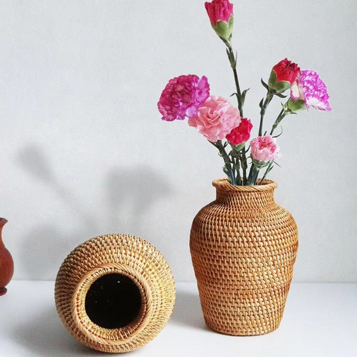 Rattan Woven Vase